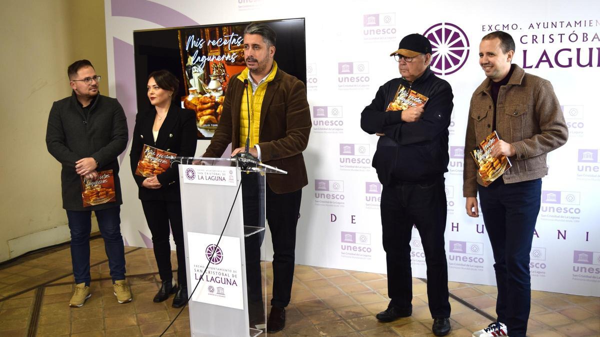 Un momento de la rueda de prensa de este martes.