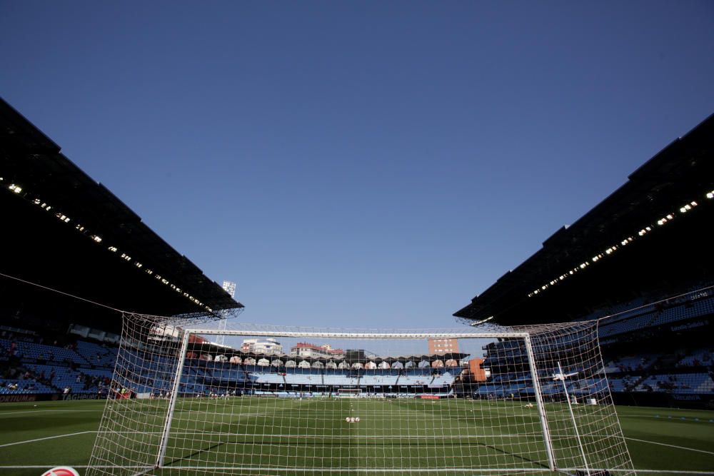 Intensidad a flor de piel en el duelo entre celestes y rojiblancos en el estadio de Balaídos.