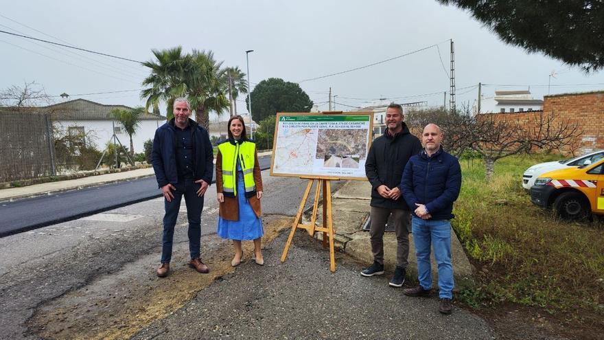 La Junta invertirá más de 350.000 euros en el refuerzo del firme de la carretera A-379