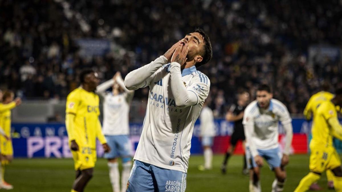 Tasende se lamenta tras una jugada ante el Cádiz el sábado.