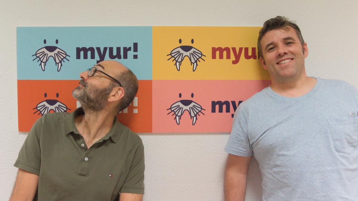 Miguel Barreiro y Manuel Cascudo, fundadores de myur!