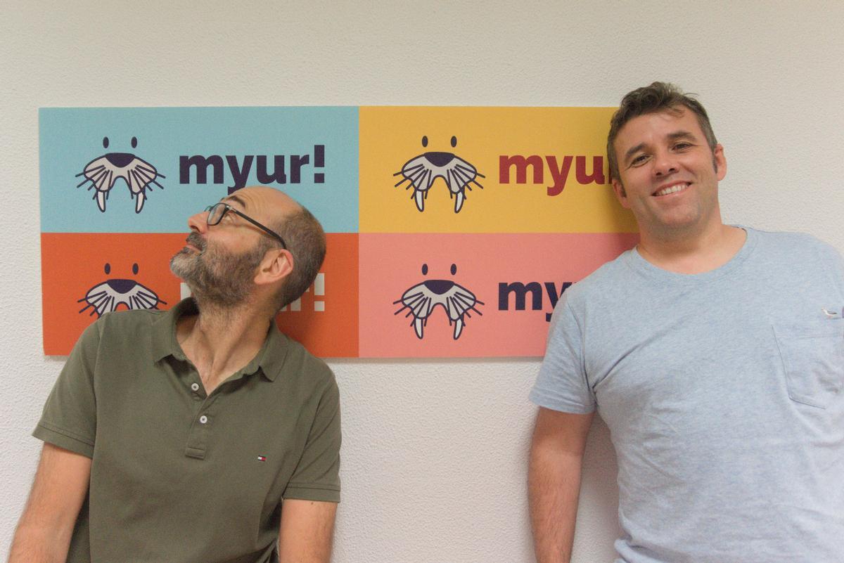 Miguel Barreiro y Manuel Cascudo, fundadores de myur!