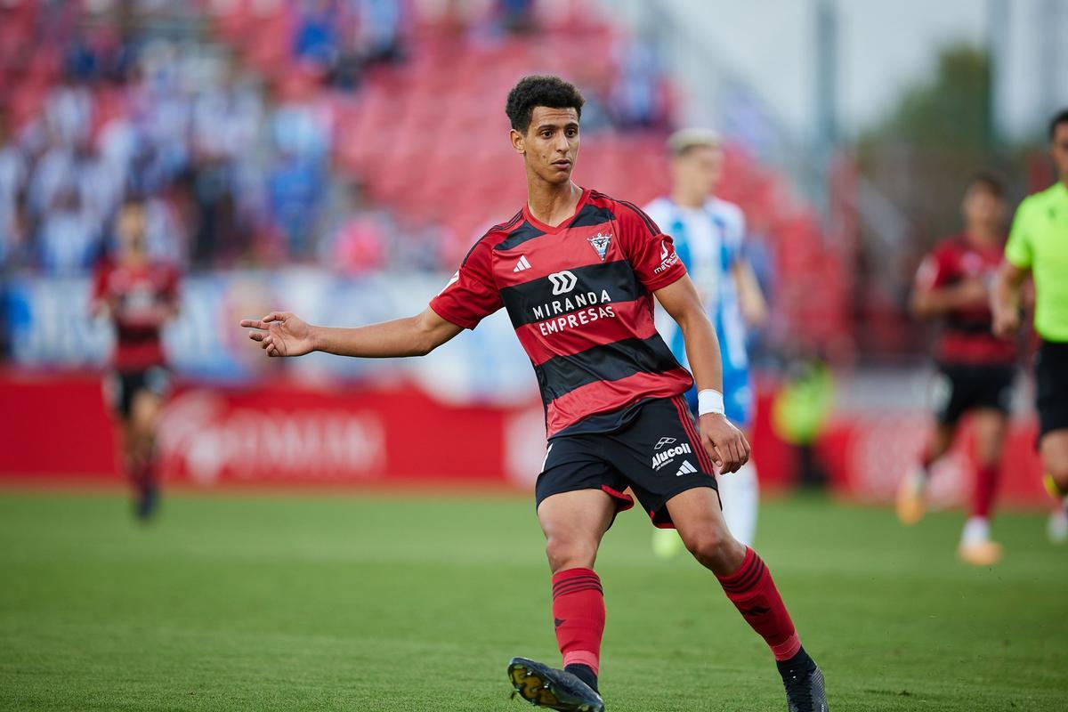 Ilyas Chaira, durant la seva etapa al Mirandés