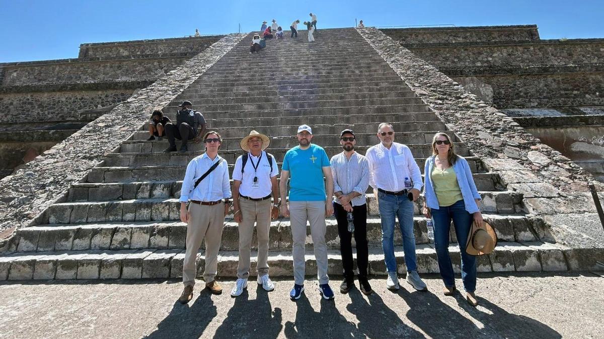 Barbón en Teotihuacán.