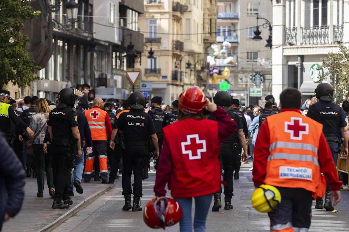 Cruz Roja ya ha montado un operativo para las Fallas 2026