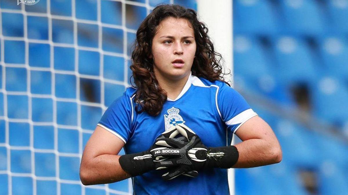 Ana Seoane, la portera debutante más joven de la historia en Liga F: se estrenó con el Deportivo en Riazor