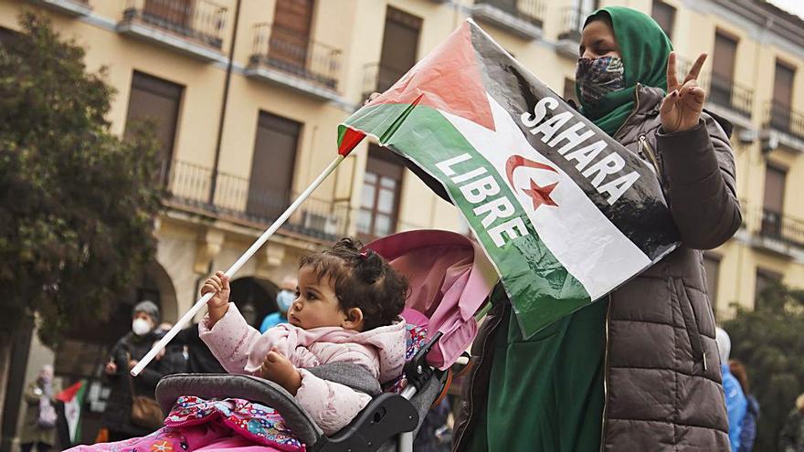 Más de medio centenar de personas se concentra en Zamora por un Sáhara Libre