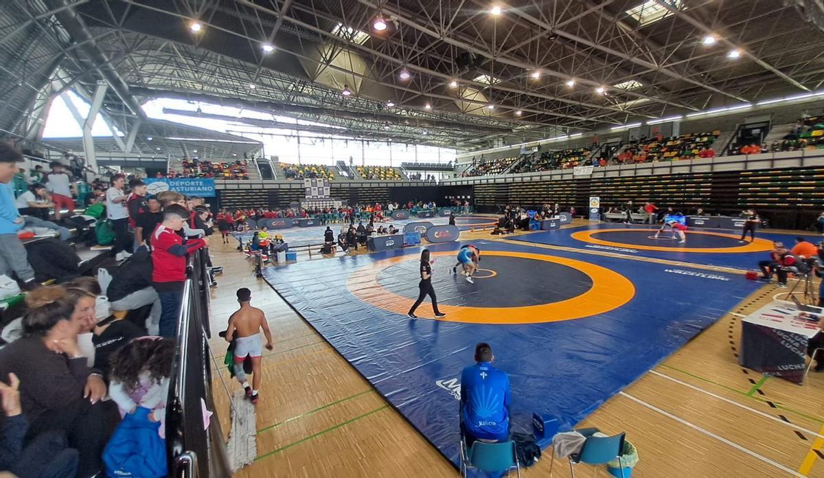 El palacio de los Deportes Juan Carlos Beiro, durante la competición, en las rondas finales | D. M.