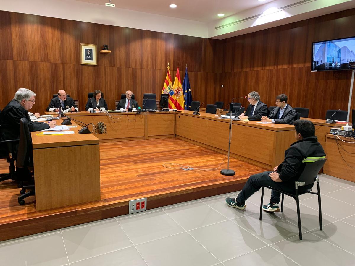 Pedro Eduardo Cagua Maila, en el mes de marzo, cuando fue juzgado por la agresión sexual a su sobrina.