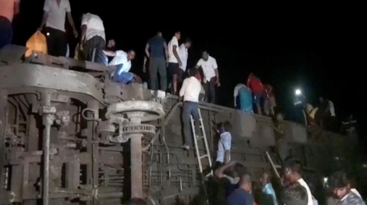 Accidente mortal de tren en la India