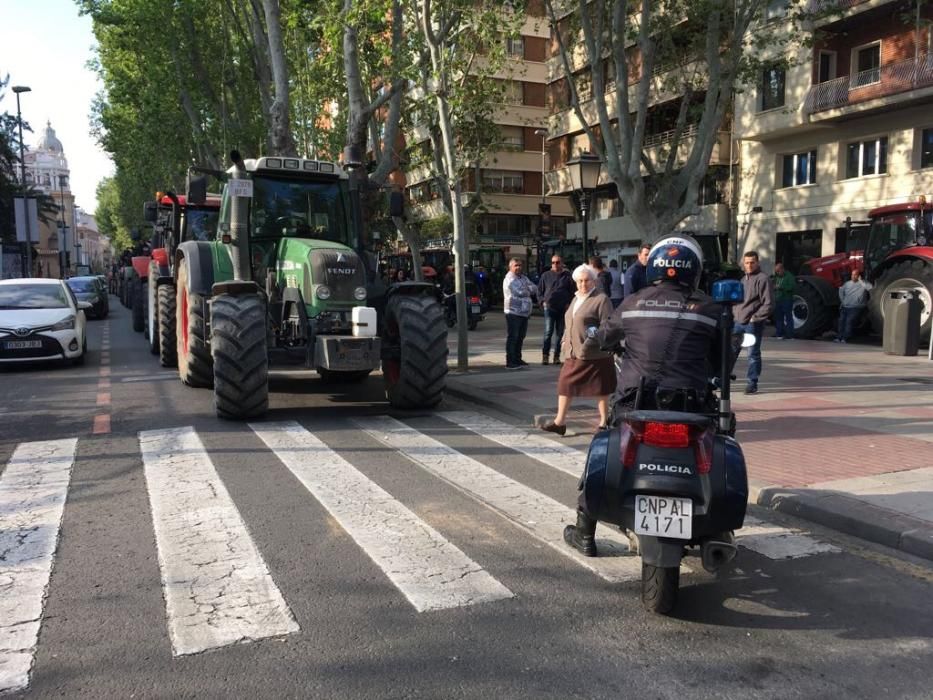 Colapso en Murcia por la manifestación de los agri