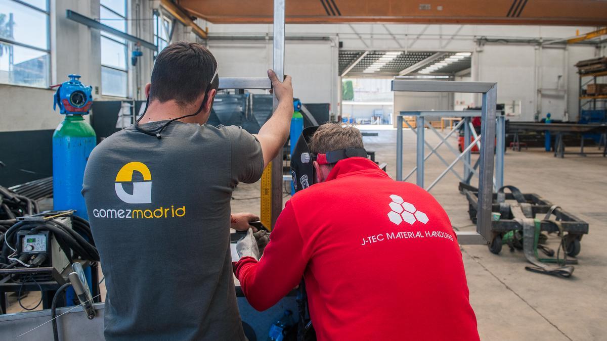 Instalaciones de la fábrica Gómez Madrid en Benifaió, en una imagen reciente.