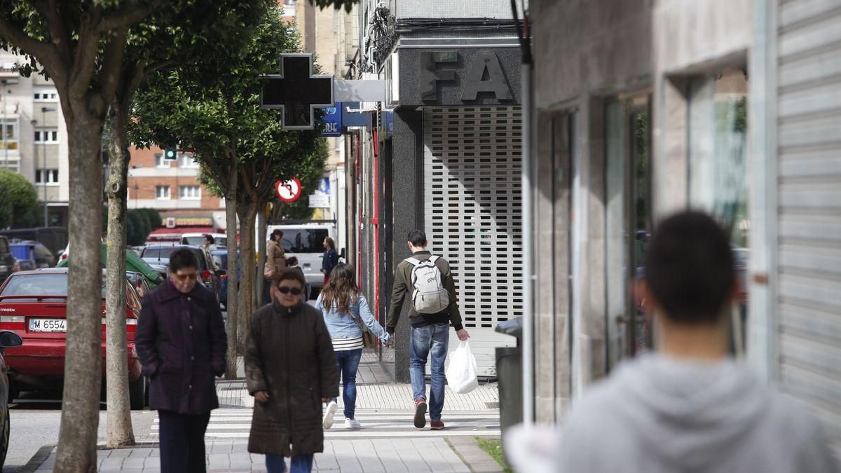 Una farmacia de Gijón.