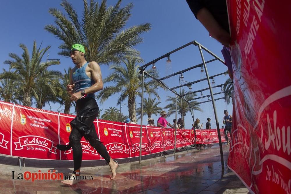 Salida del Triatlón Villa de Fuente Álamo