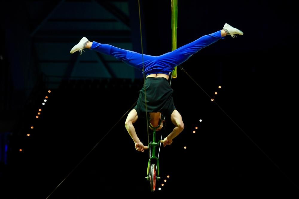 Ensayo del espectáculo 'Ovo' del Circo del Sol