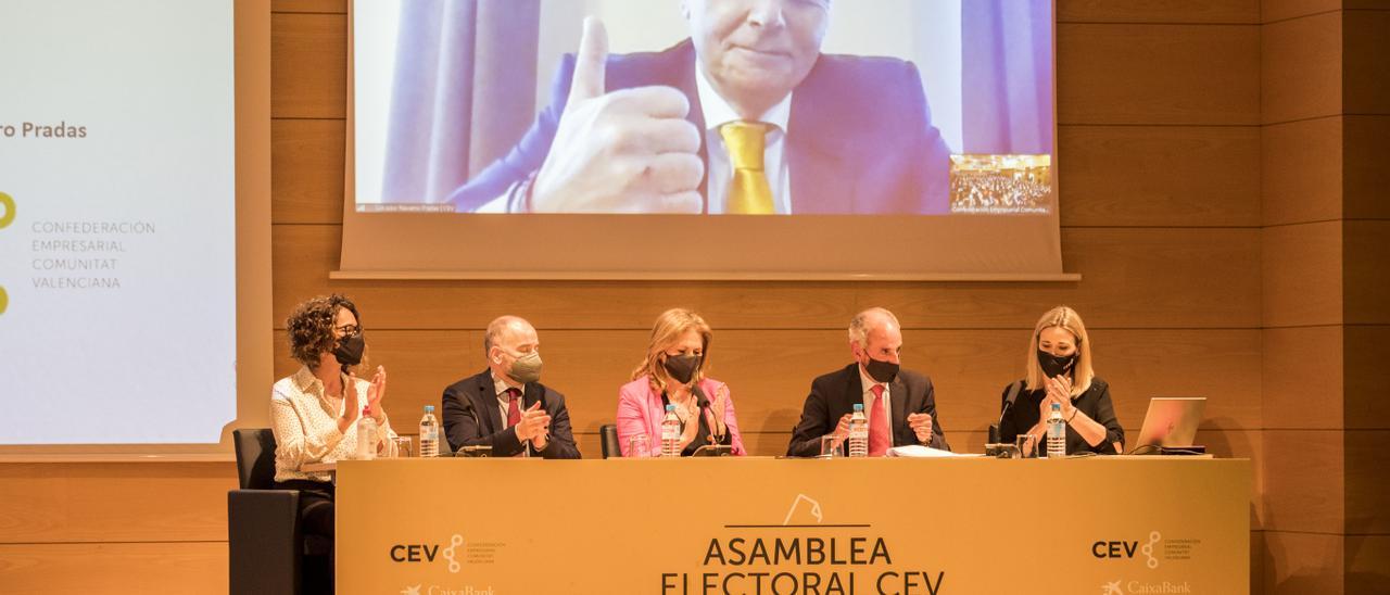 Imagen de la última asamblea electoral de la CEV, la semana pasada.