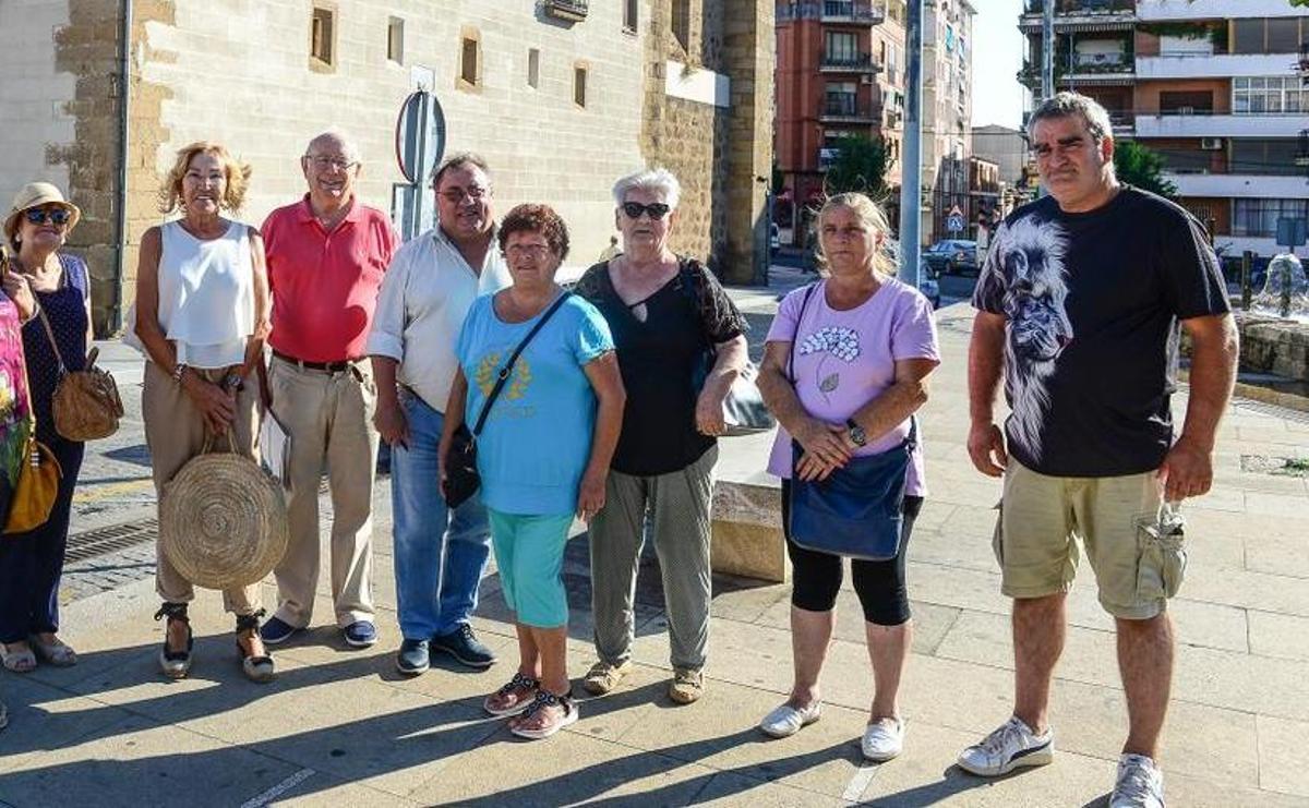 Miembros de la federación vecinal de Plasencia, Fepave, en 2022.