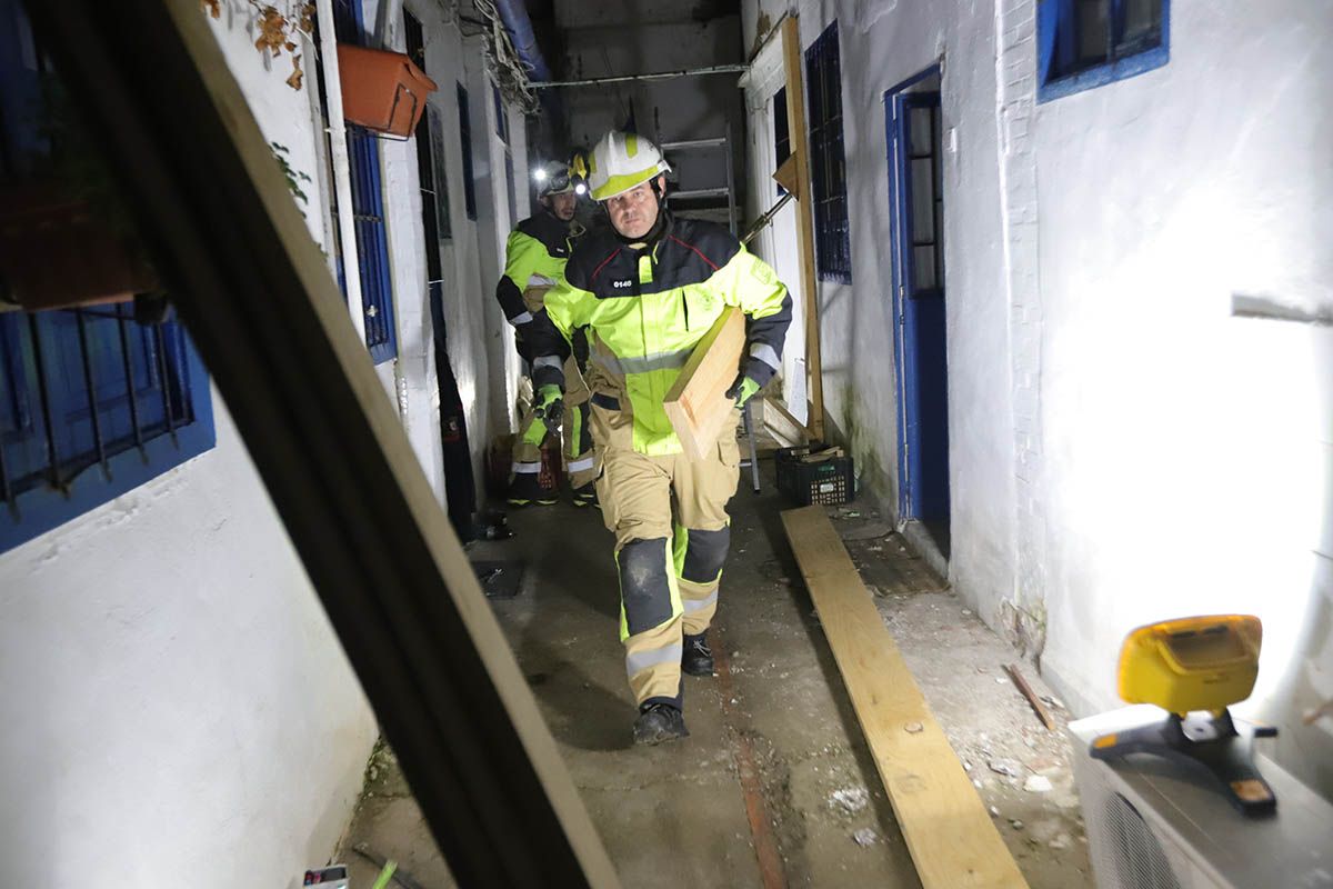 Desalojada la Casa de Paso de la lagunilla ante el riesgo de derrumbe