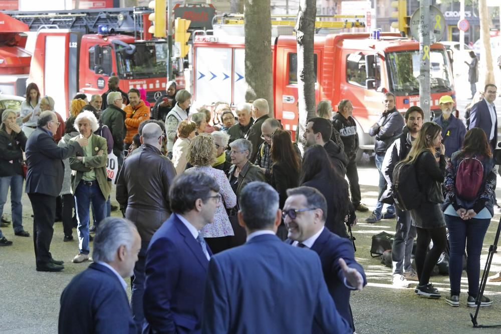 Desallotgen els jutjats de Girona per un incendi