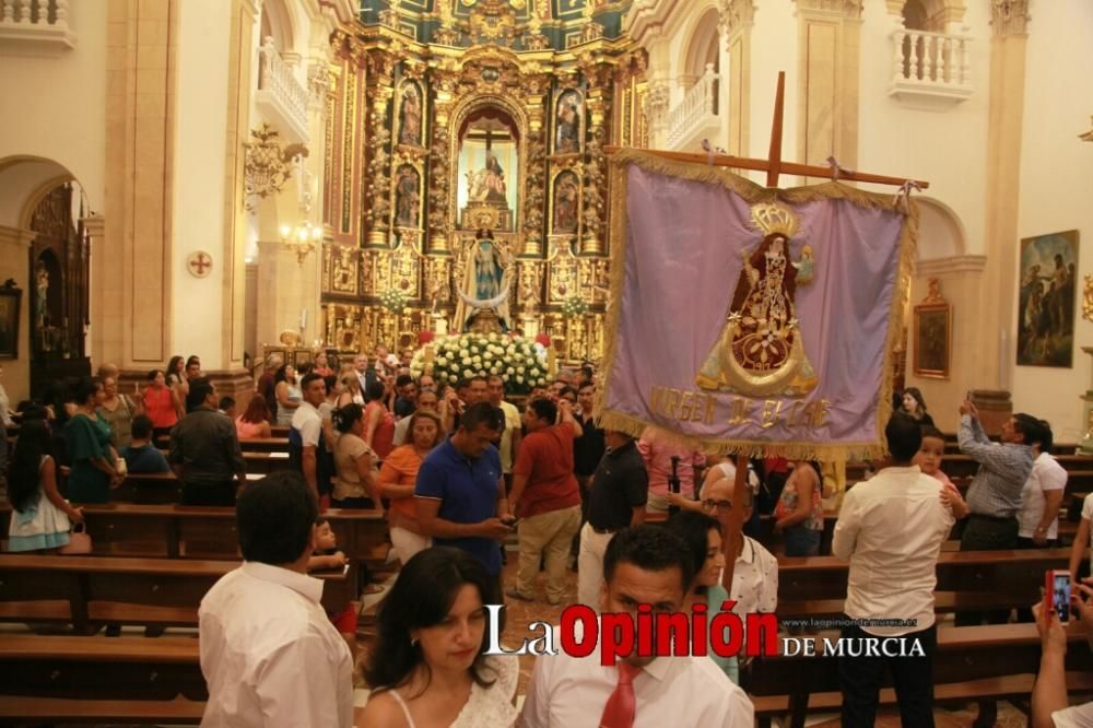 Procesión de la Virgen del Cisne en Lorca