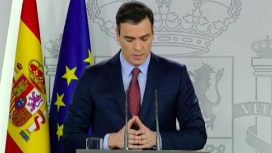 Spaniens Premier Pedro Sánchez am Dienstag (10.3.) in Madrid.