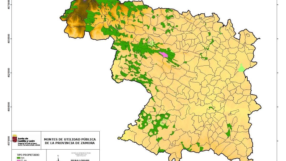 Catálogo de montes de utilidad pública de la provincia de Zamora