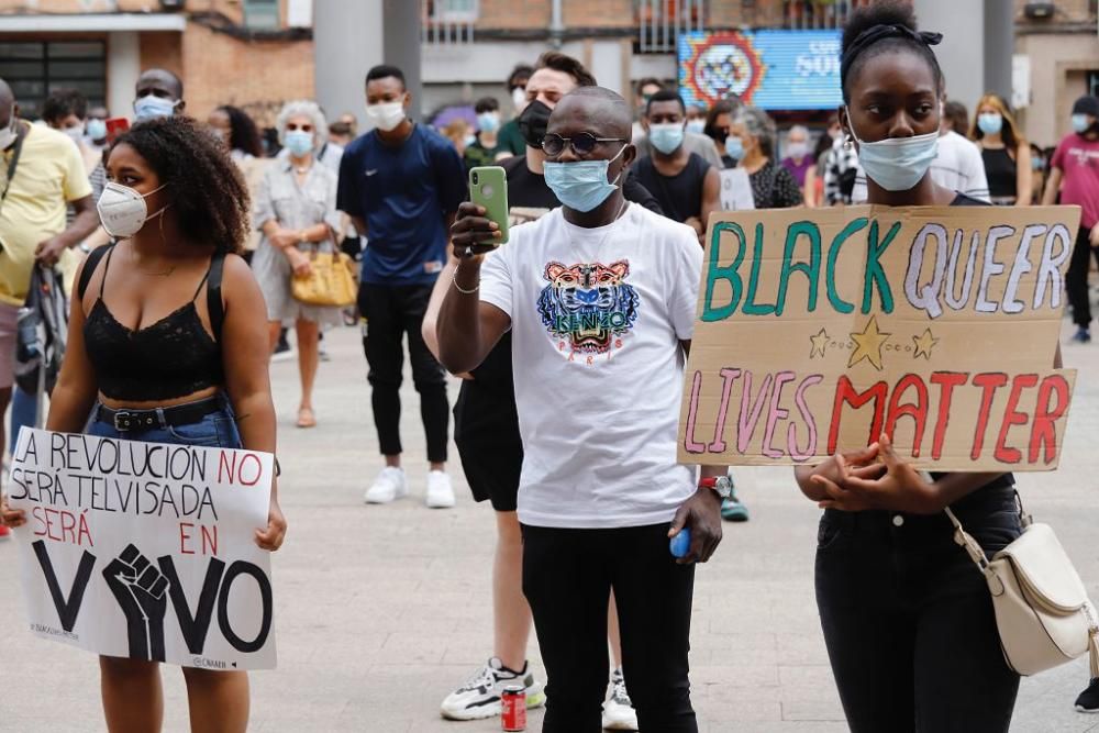 Protesta contra el racismo en Murcia