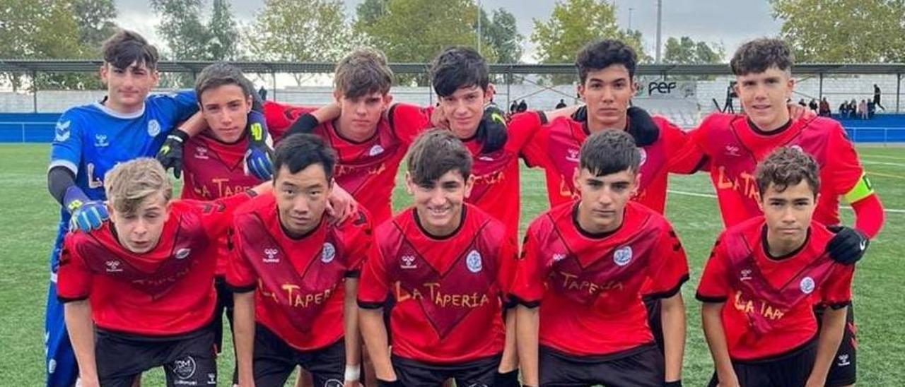 El equipo cadete del Vedruna, el pasado fin de semana en Pinilla.