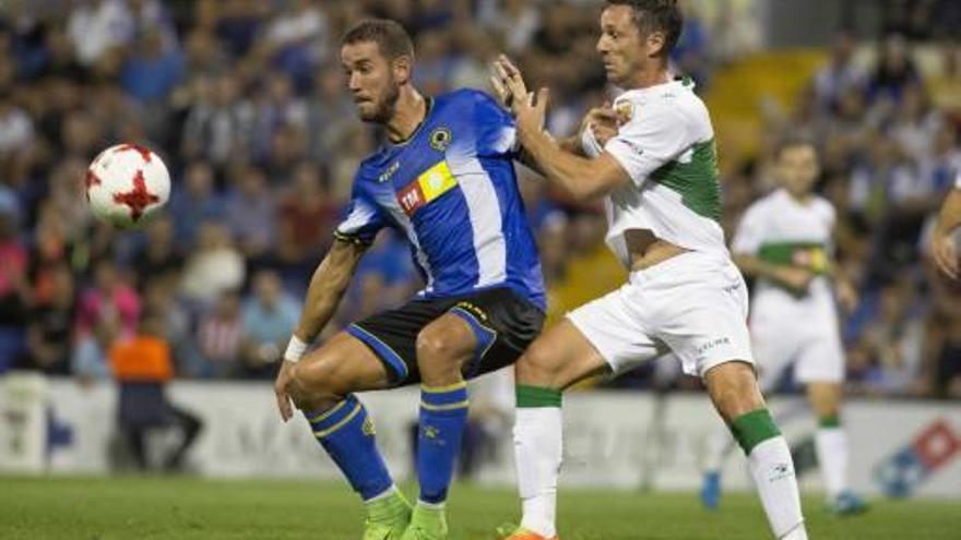 TEMPORADA 17/18 -COPA- El Elche elimina al Hércules con un gol de Verdú (0-1)
