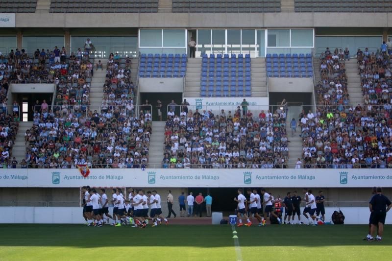 Entrenamiento de puertas abiertas del Málaga CF