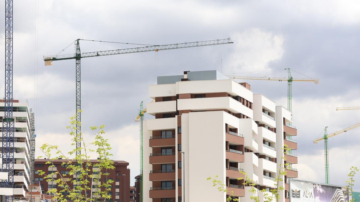 Las grúas torre (también) florecen en la Vega Baja en la primavera de 2026: miles de viviendas turísticas en construcción
