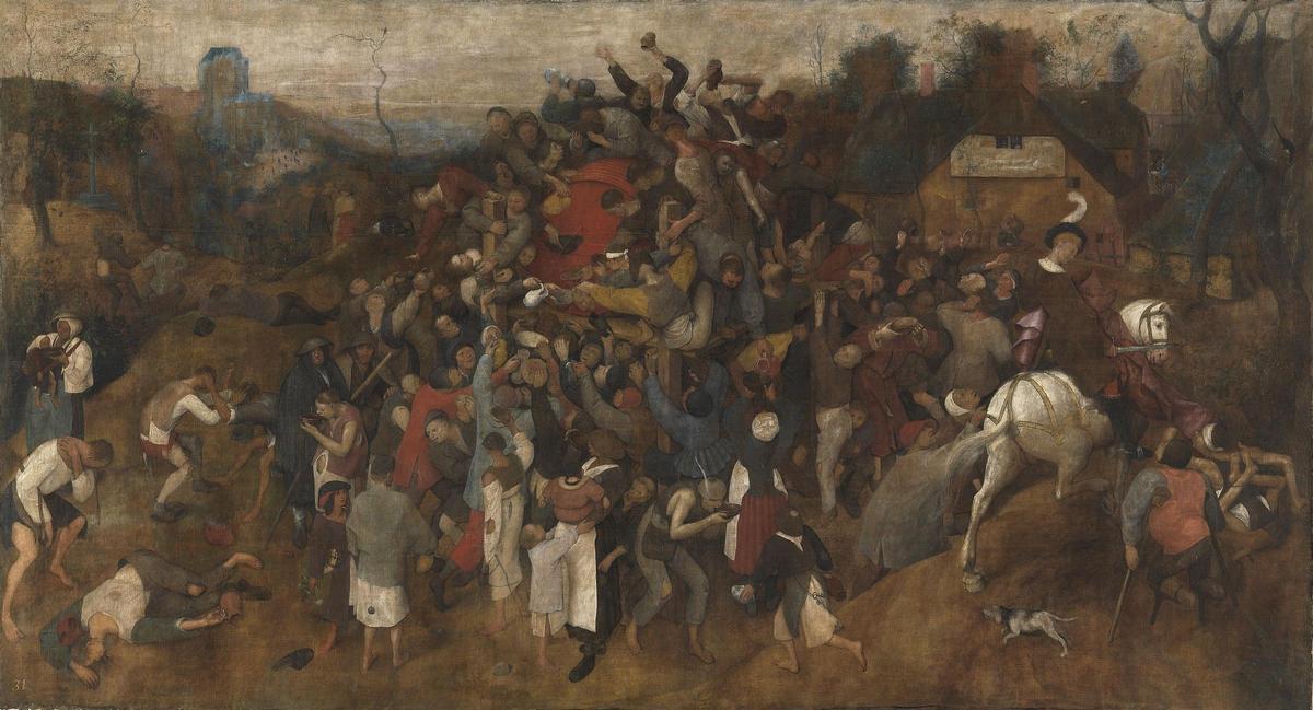 'El vino de la fiesta de San Martín', de Pieter Brueghel el Viejo, es una de las obras que sirven de eje del taller de Julián Barón en el Prado.