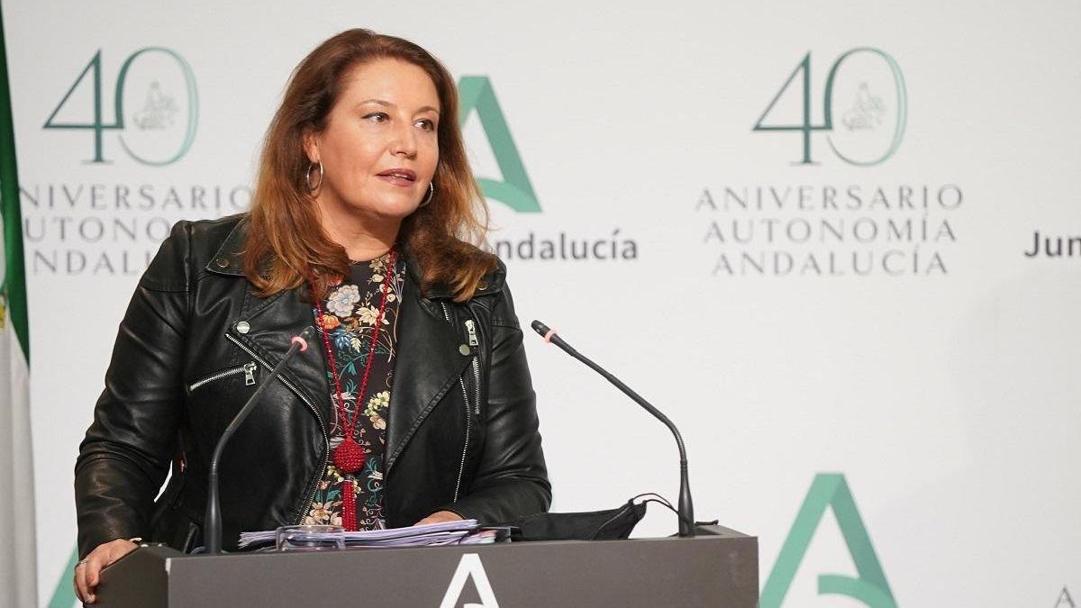 La consejera de Agricultura, Ganadería, Pesca y Desarrollo Sostenible de la Junta de Andalucía, Carmen Crespo.