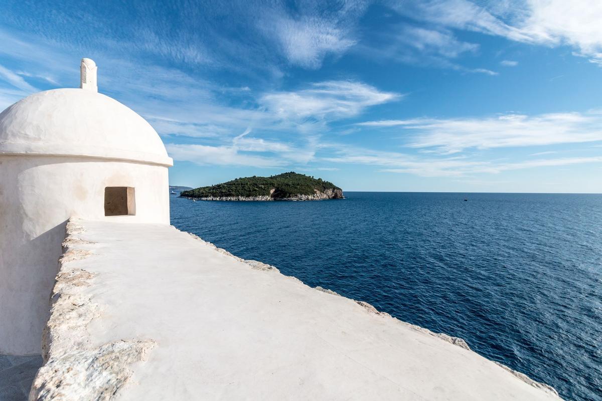 Dubrovnik está en la costa del mar Adriático