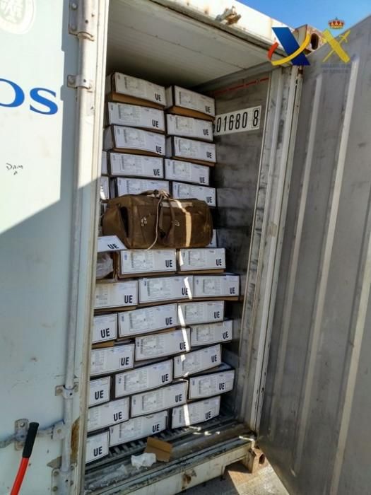 56 kilogramos de cocaína en dos contenedores en el puerto de Las Palmas