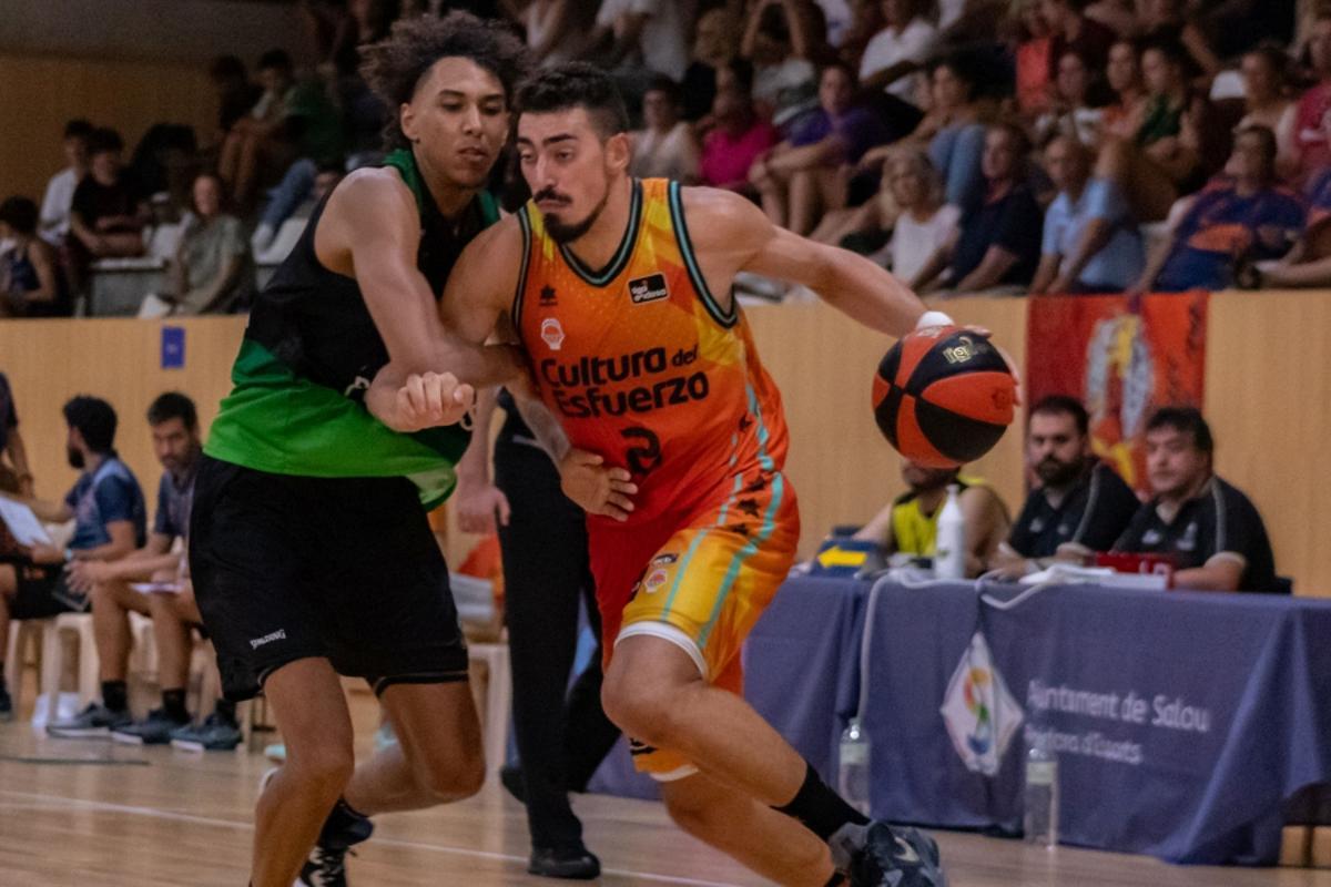 Josep Puerto, en el amistoso del verano pasado en el mismo escenario, Salou, y ante el mismo rival, el Joventut