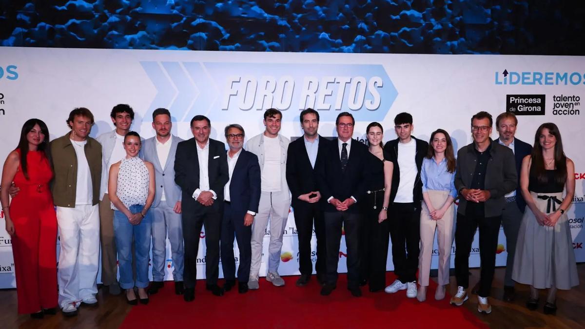 Participantes en el Foro Retos, organizado por Lideremos y la Fundación Princesa de Girona