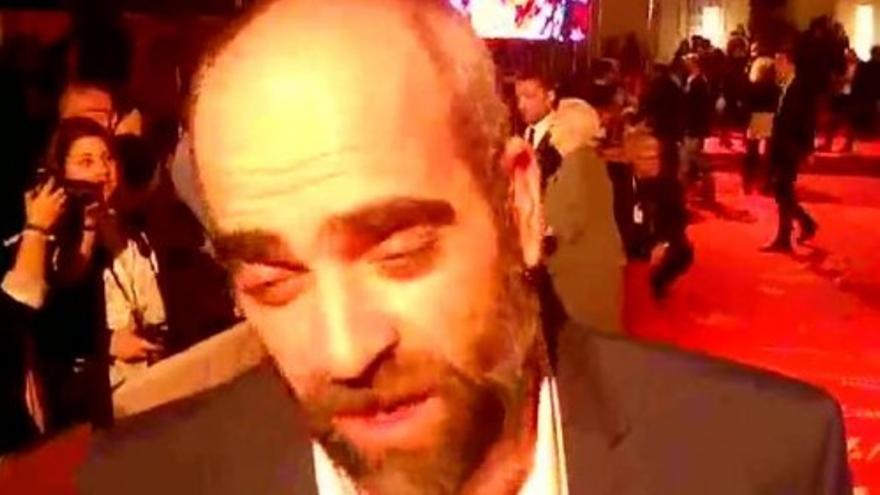 Luis Tosar, en la alfombra roja del premio Ricardo Franco del Festival