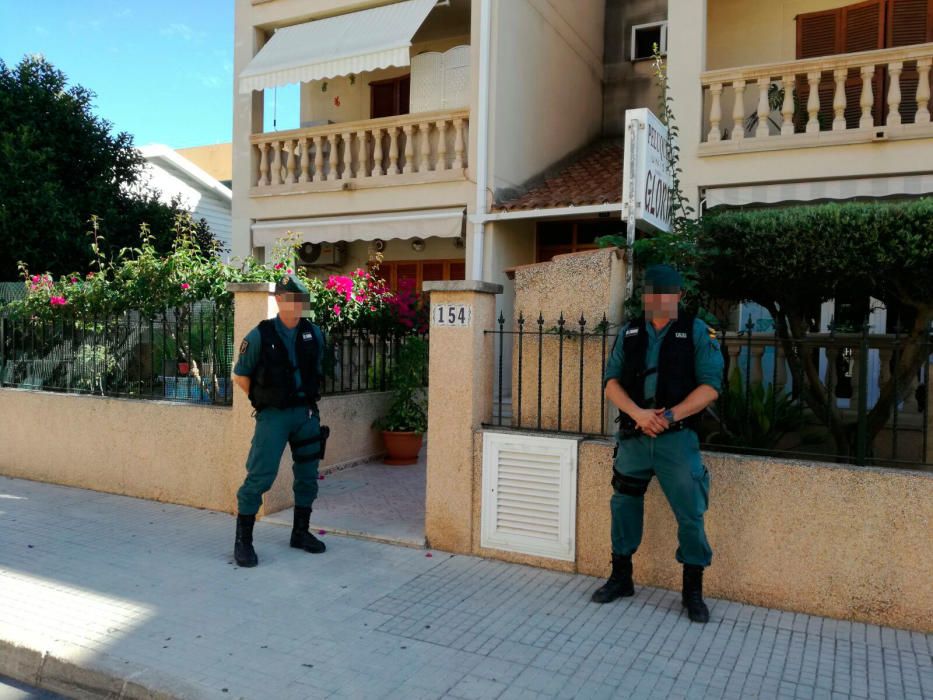 Große Polizeiaktion gegen Einbrecherbande auf Mallorca