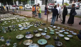 Todo listo para que el barro inunde el paseo de Santa Cruz