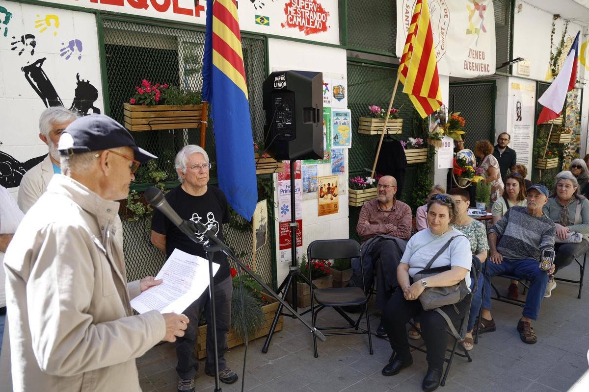 Les imatges de la inuguració de la plaça Sebastià Parra