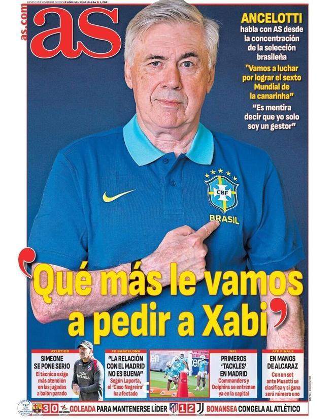 Estas son las portadas de la prensa deportiva de hoy