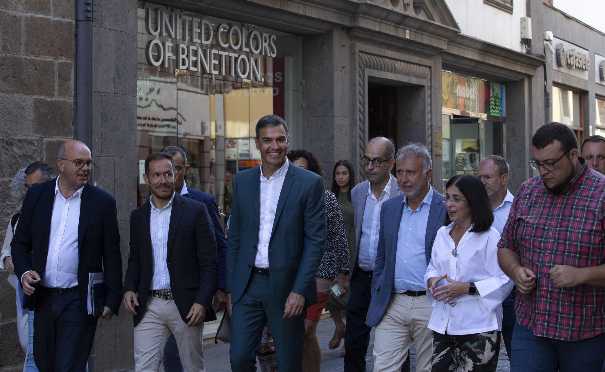 Pedro Sánchez visita La Palma