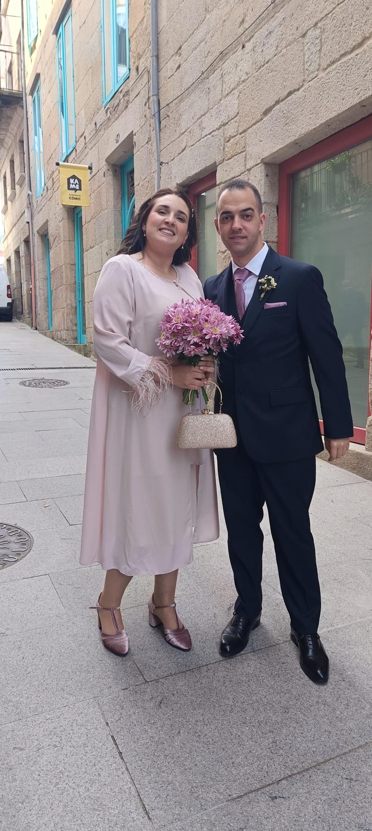 La boda de Romina y Cristian: una «Revuelta» de escaleras, hospital y televisión La boda de Romina y Cristian: una «Revuelta» de escaleras, hospital y televisión
