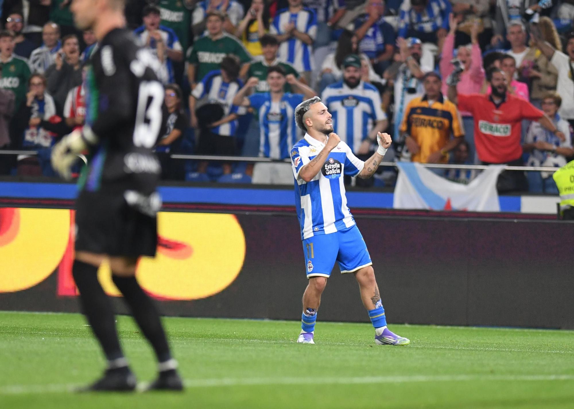 Las mejores imágenes del Deportivo - Huesca