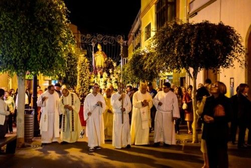 Procesion de la imagen de San Gregorio Taumaturgo