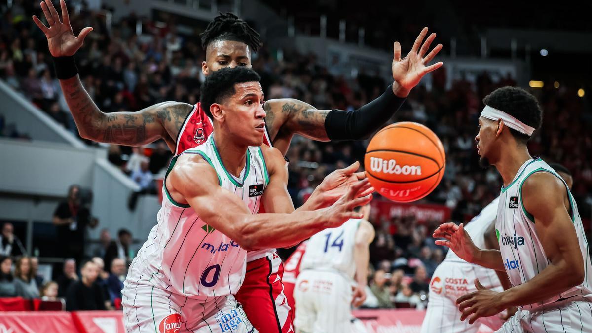 El Unicaja perdió este sábado en Zaragoza.