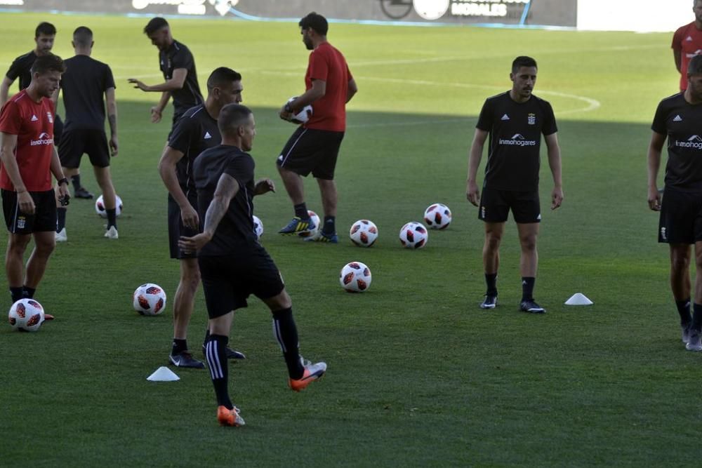 Entrenamiento del FC Cartagena en el Cartagonova (07/06/2019)