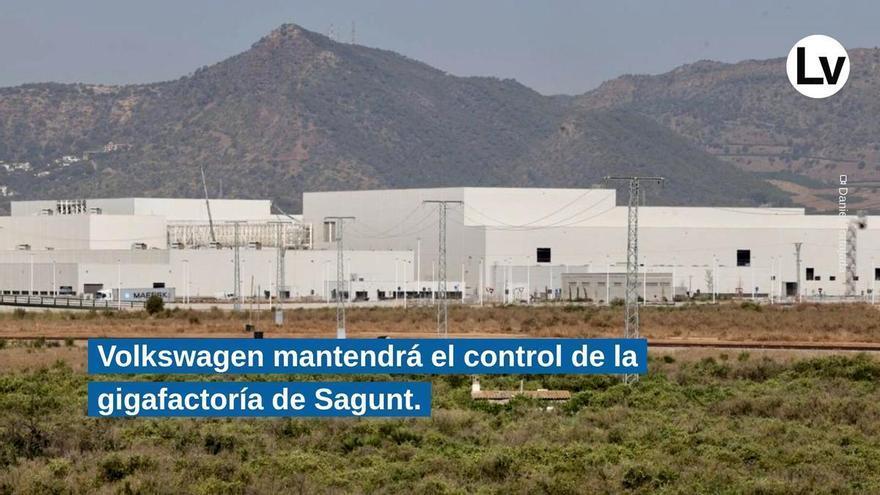Volkswagen mantendrá el control de la gigafactoría de Sagunt tras dar entrada a su socio chino Gotion