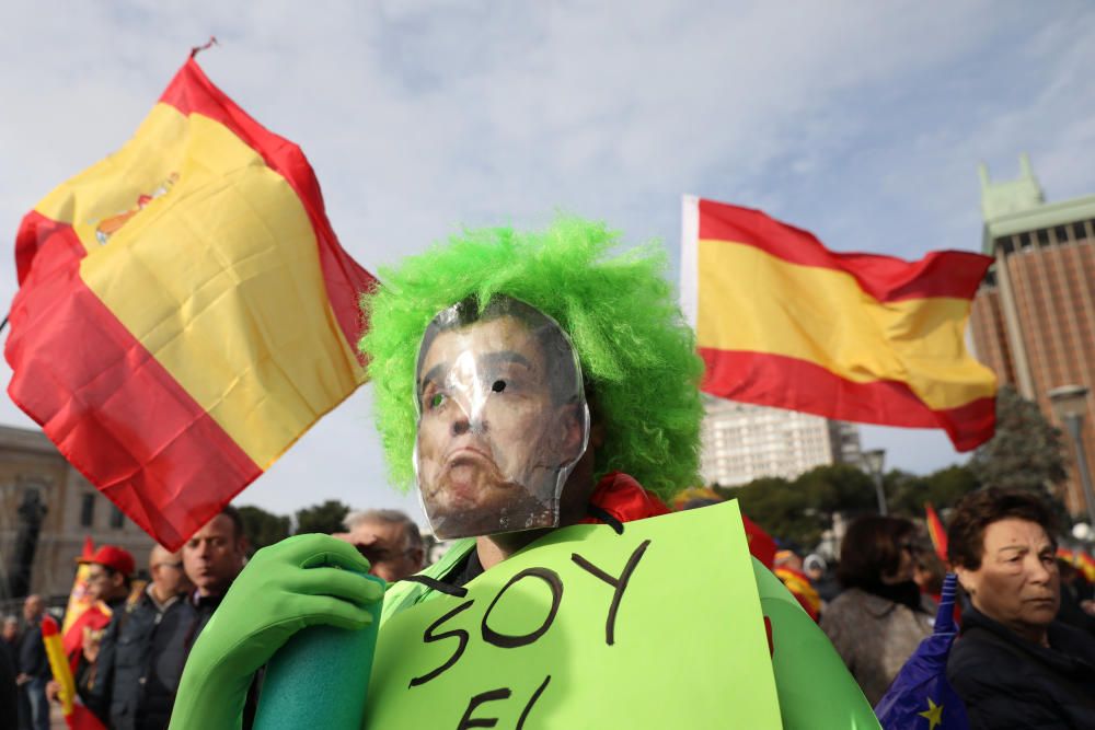 Concentració a favor d'una «Espanya unida» a Madrid